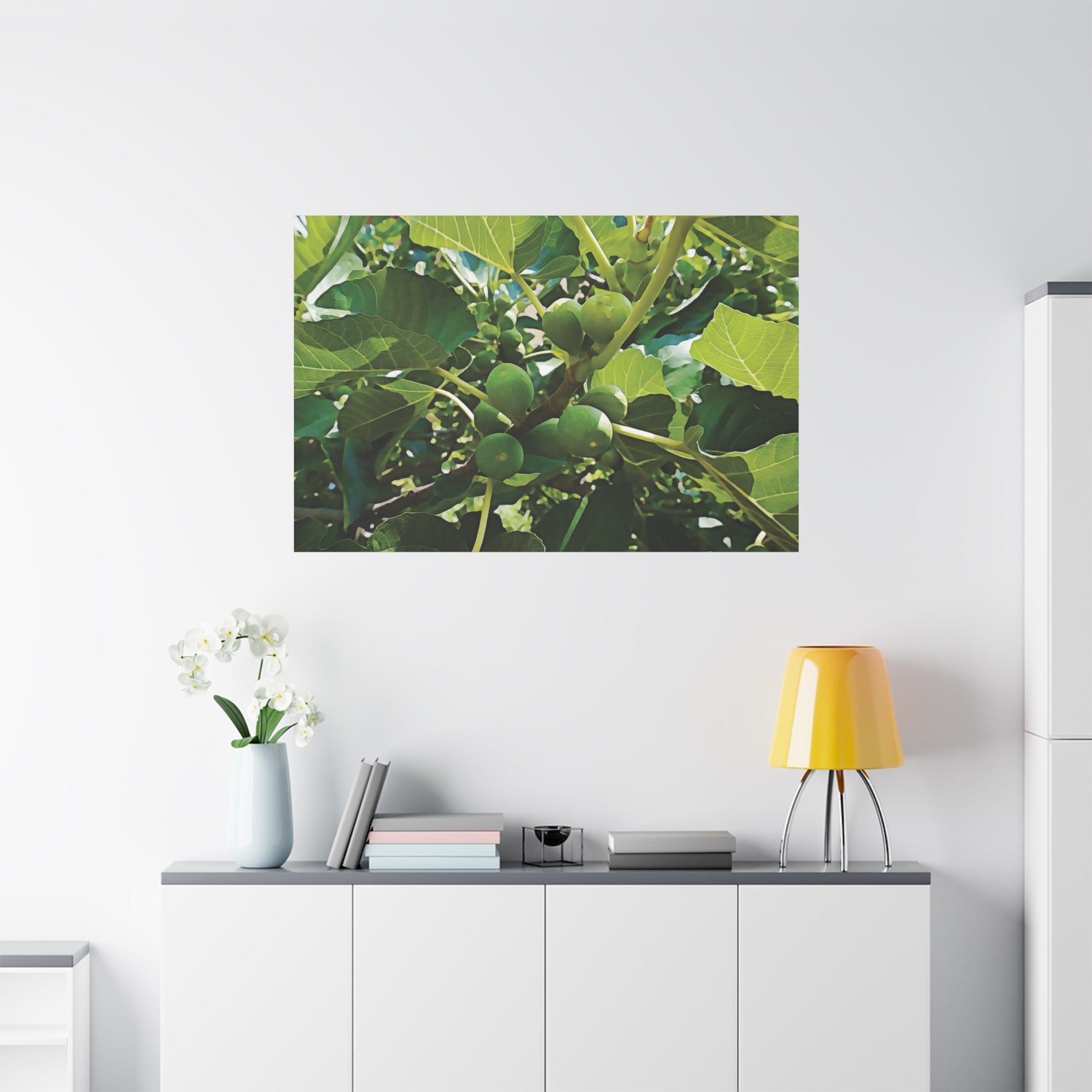 Stretched Matte Canvas - Fig's Plant