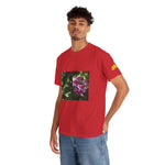 Unisex Heavy Cotton Tee - Flower of Ortensia/Hydrangea Macrophylla