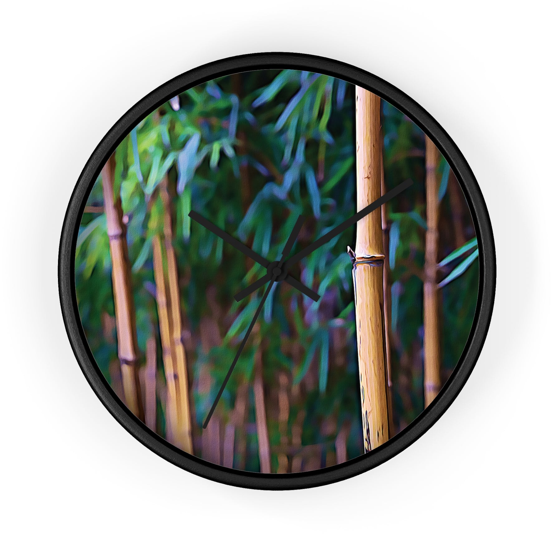 Wall Clock - Bamboo (Variant 2)