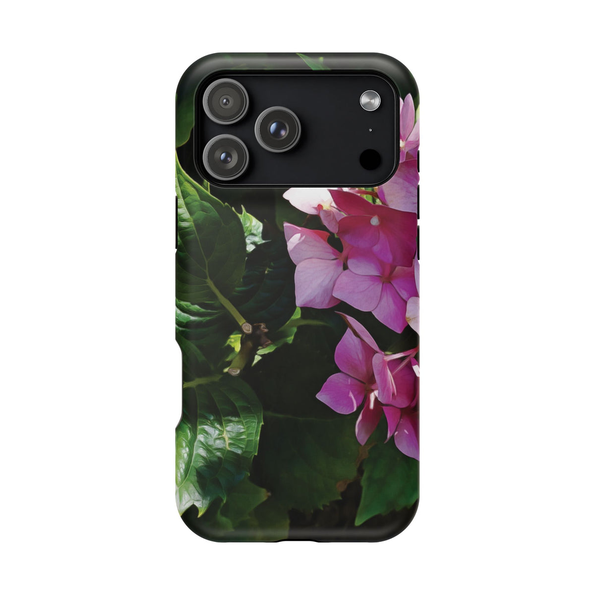 Magnetic Tough Phone Case - Flower of Ortensia/Hydrangea Macrophylla