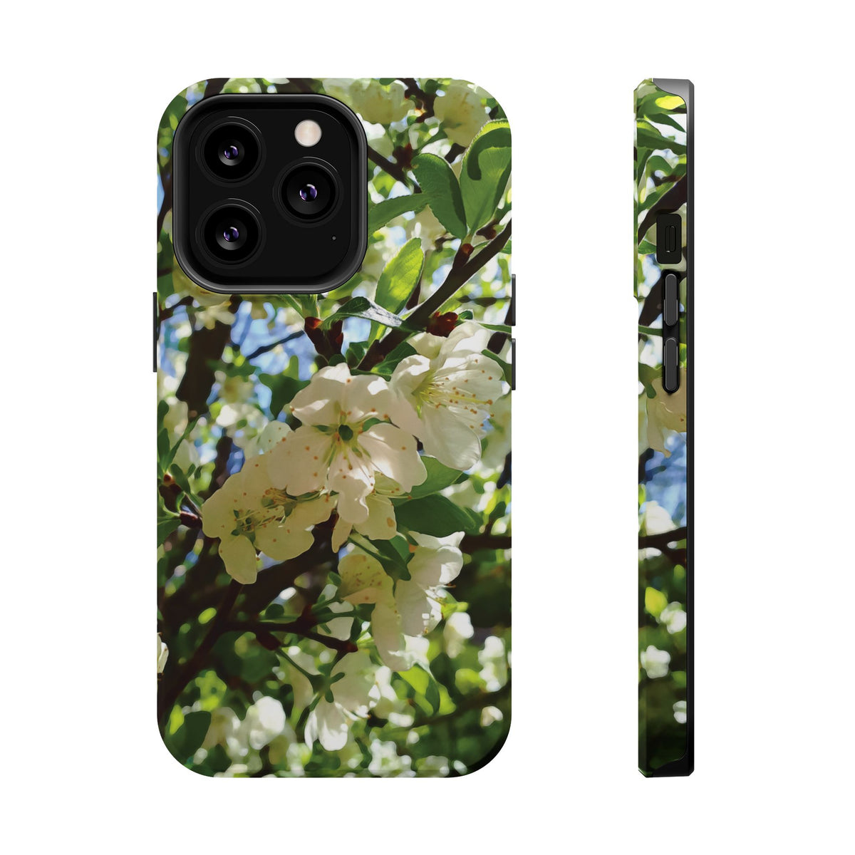 Magnetic Tough Phone Case - Apple's Tree Flower