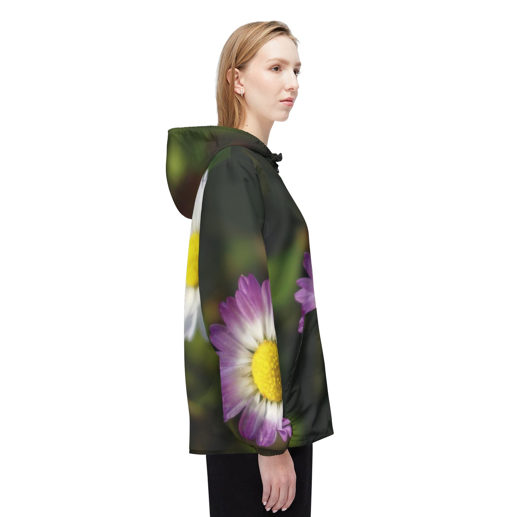 Windbreaker Jacket - Flower of Daisies