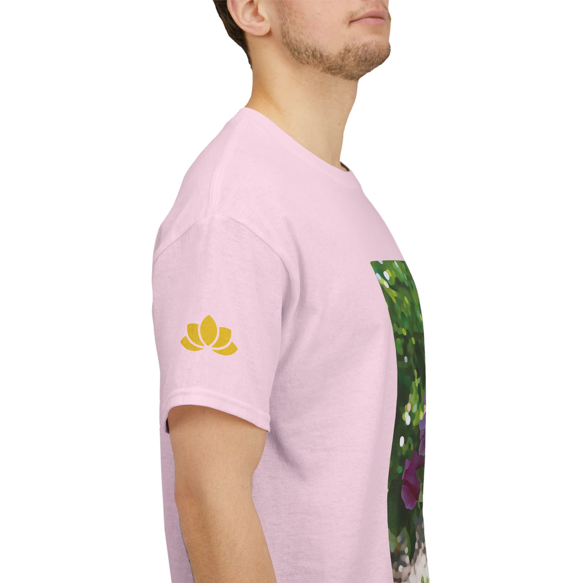 Unisex Heavy Cotton Tee - Flower of Rose, Small Bouquet