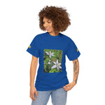 Unisex Heavy Cotton Tee - Poly Art - Flower of Ornithogalum (Variant 1)