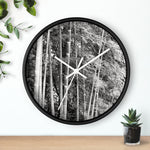 Wall Clock - Bamboo (B&W Variant)