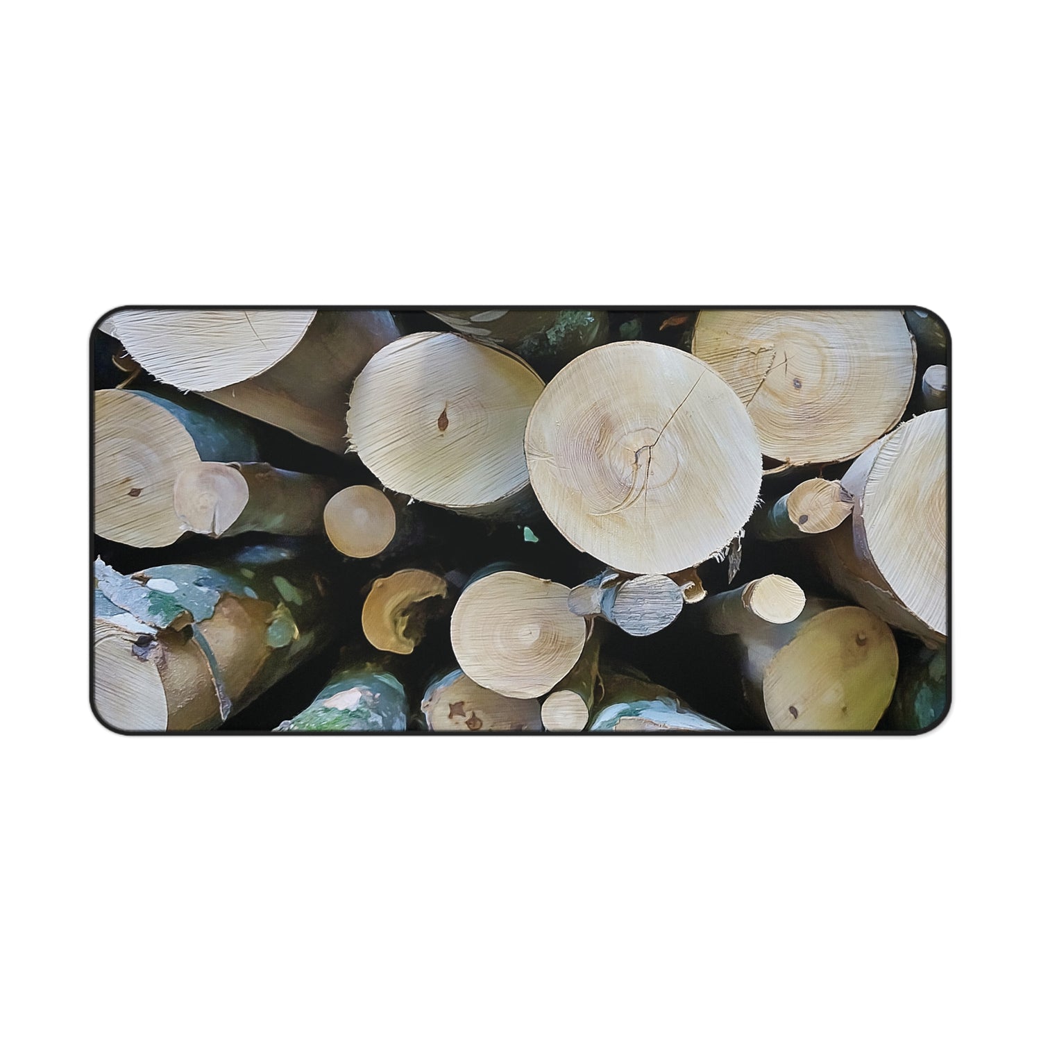Desk Mat - Wooden Trunks (Variant 1)