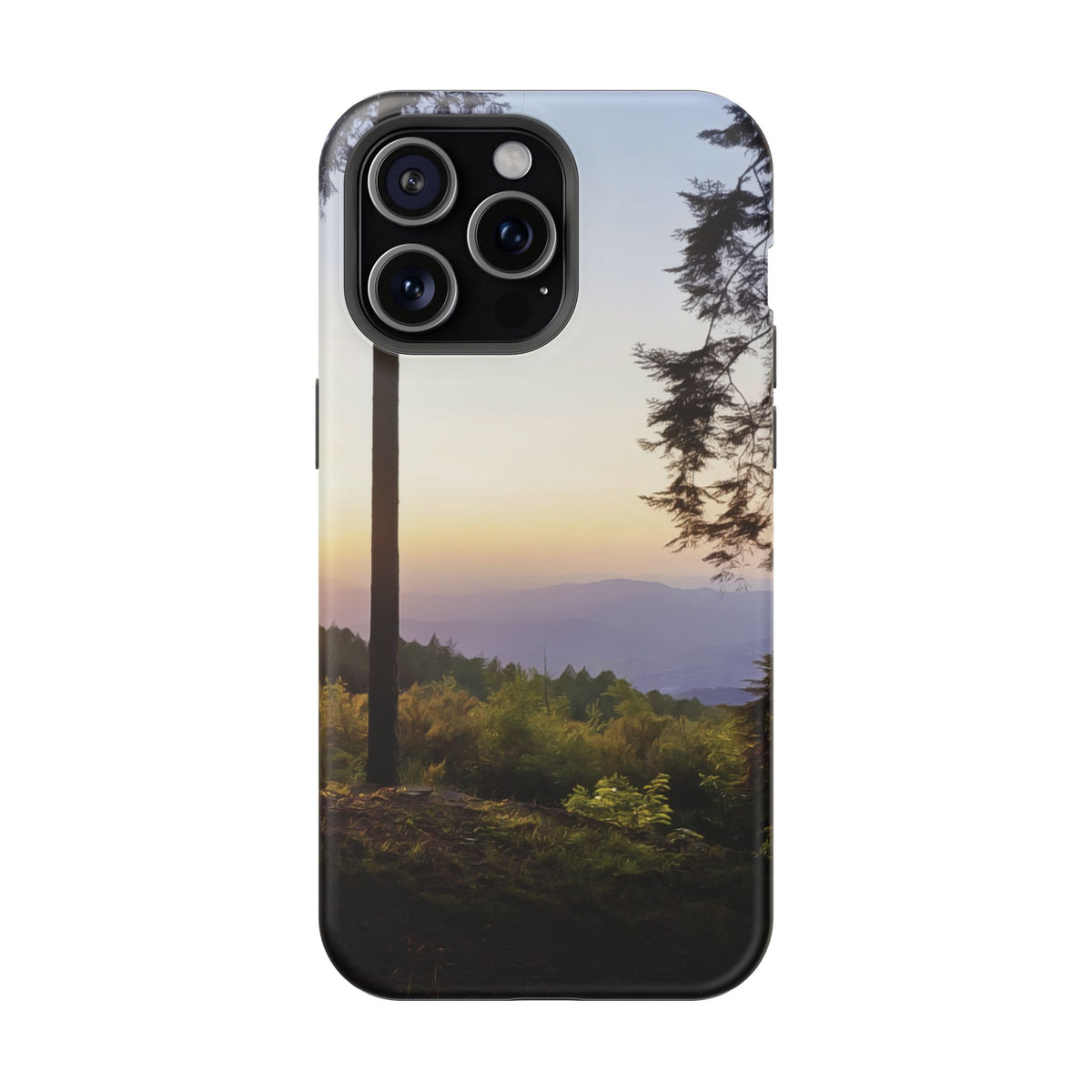 Magnetic Tough Phone Case - Forest Sunset