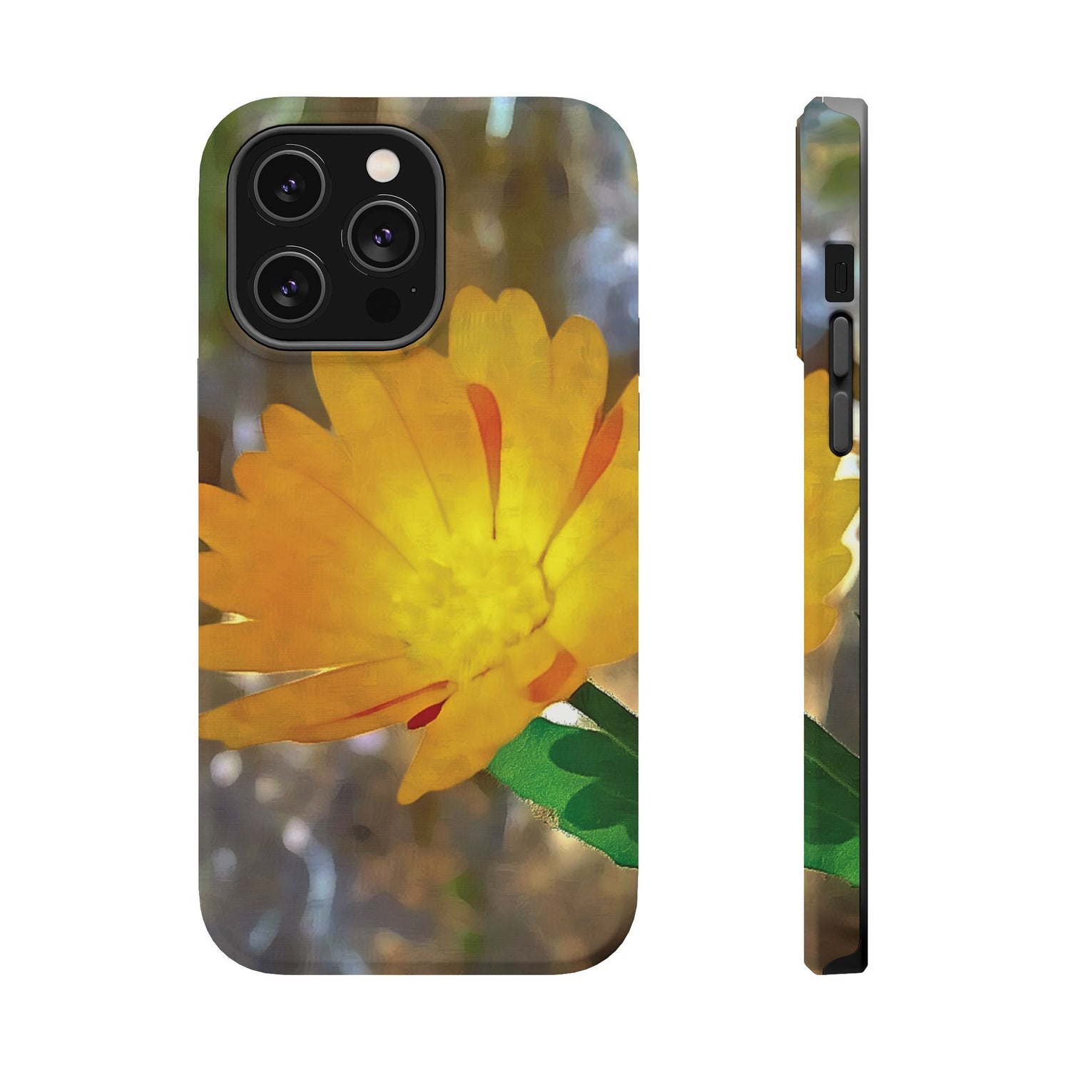 Magnetic Tough Phone Case - Flower of Calendula