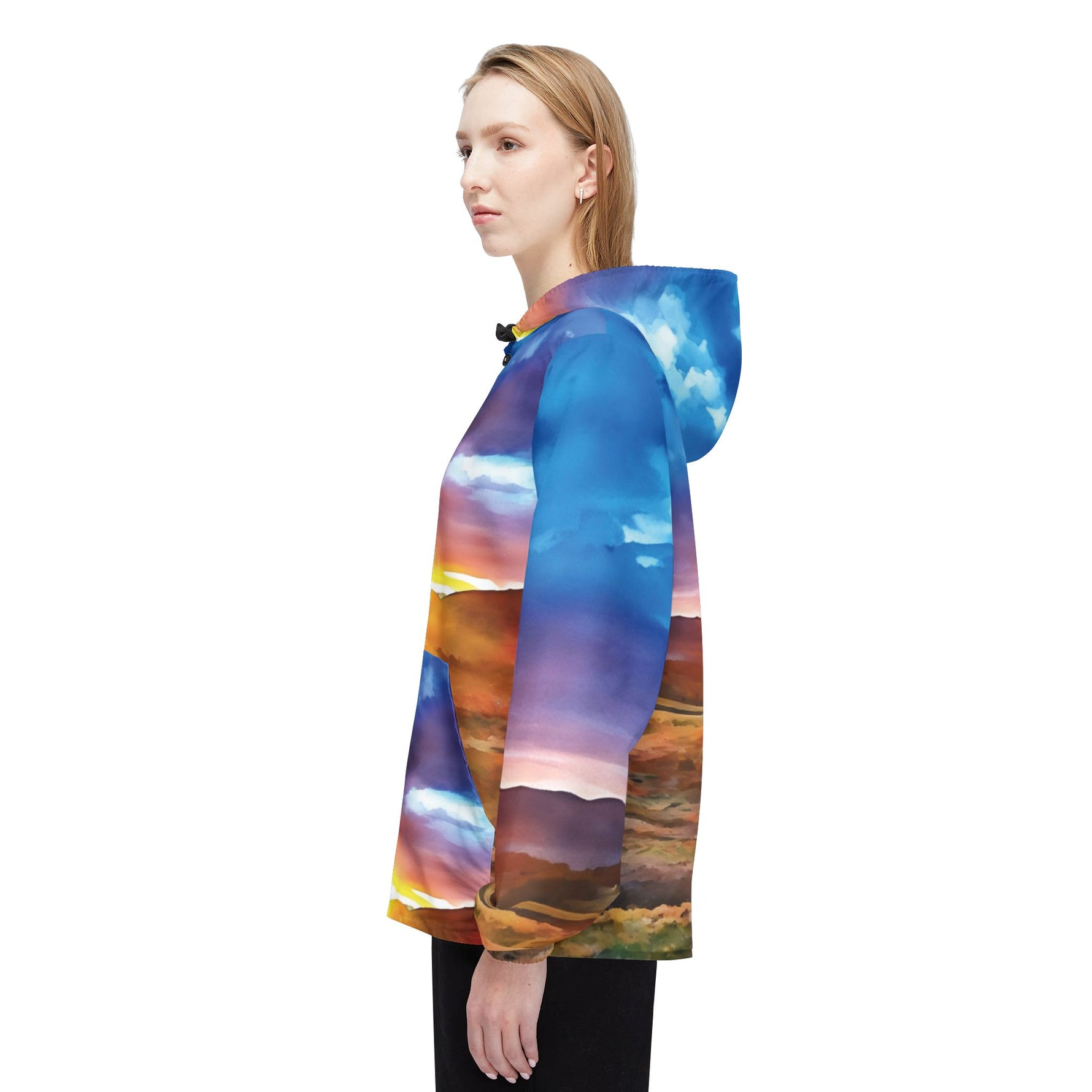 Windbreaker Jacket - Tuscan Landscape (Variant 2)