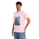 Unisex Heavy Cotton Tee - Flower of Lavender with Bombus