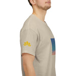 Unisex Heavy Cotton Tee - Poly Art - Sunset Sky (Variant 2)