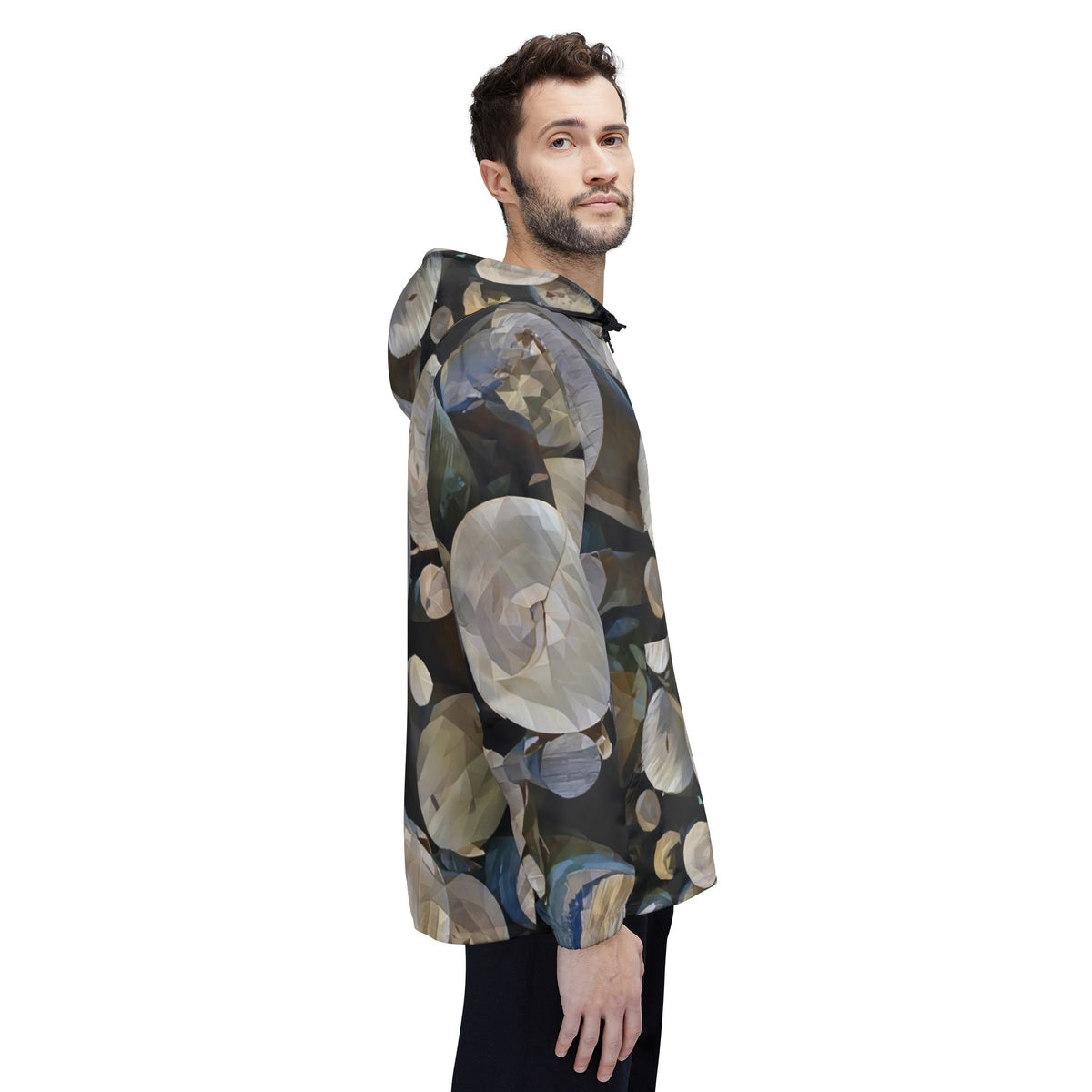 Windbreaker Jacket - Poly Art - Wooden Trunks (Variant 1)