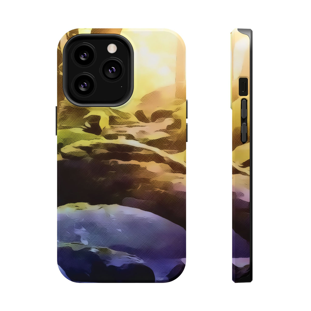 Magnetic Tough Phone Case - Golden Reflections (Variant 2)