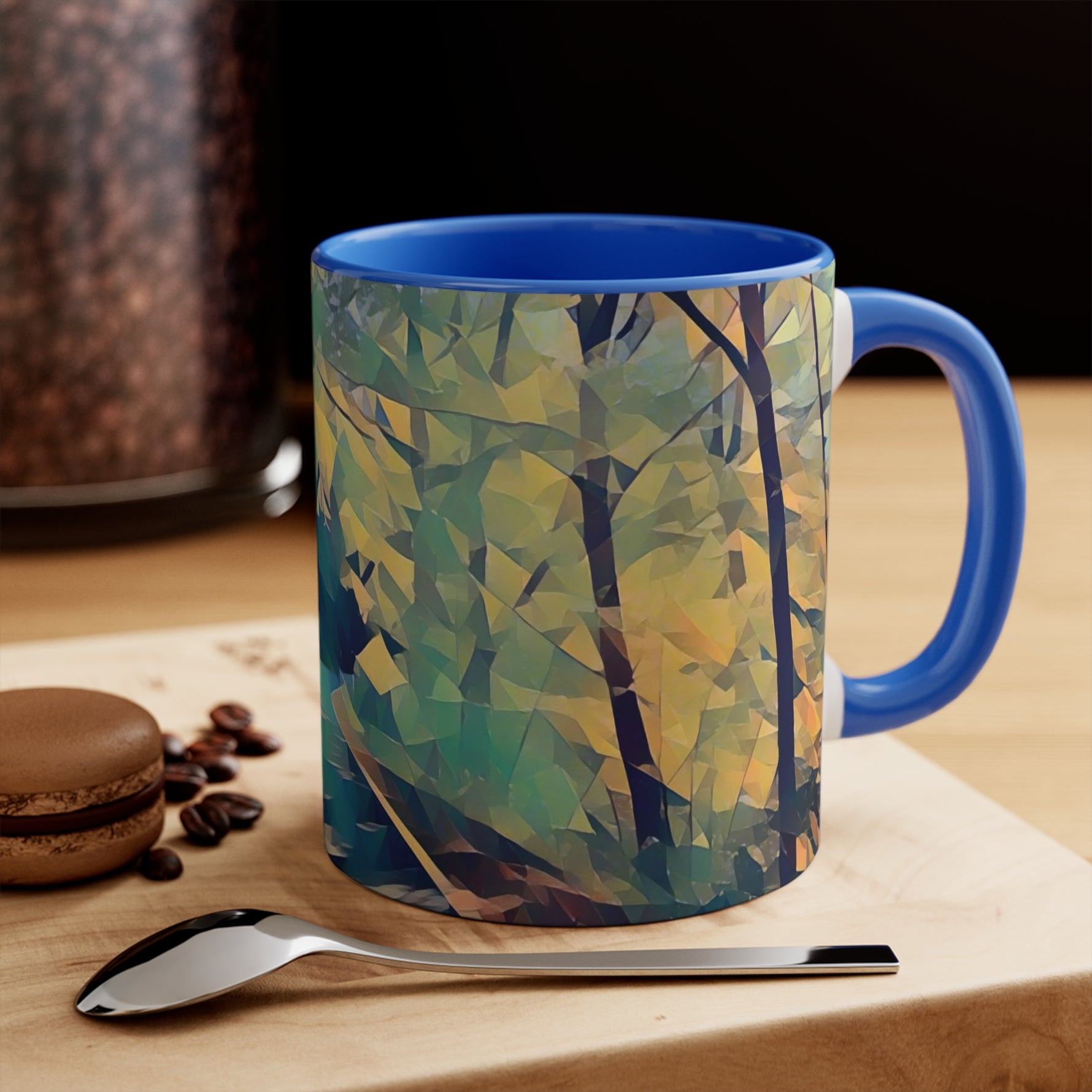 Mug 11oz - Poly Art - Forest (Variant 01)
