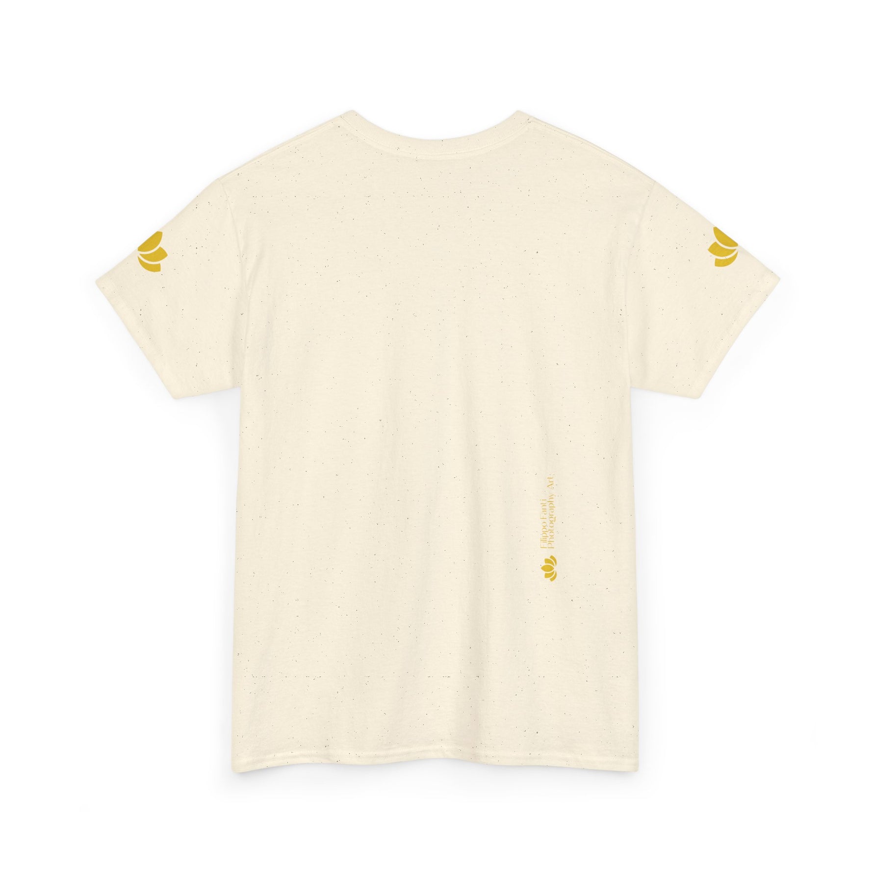 Unisex Heavy Cotton Tee - Poly Art - Flower of Dahlia (Variant 2)