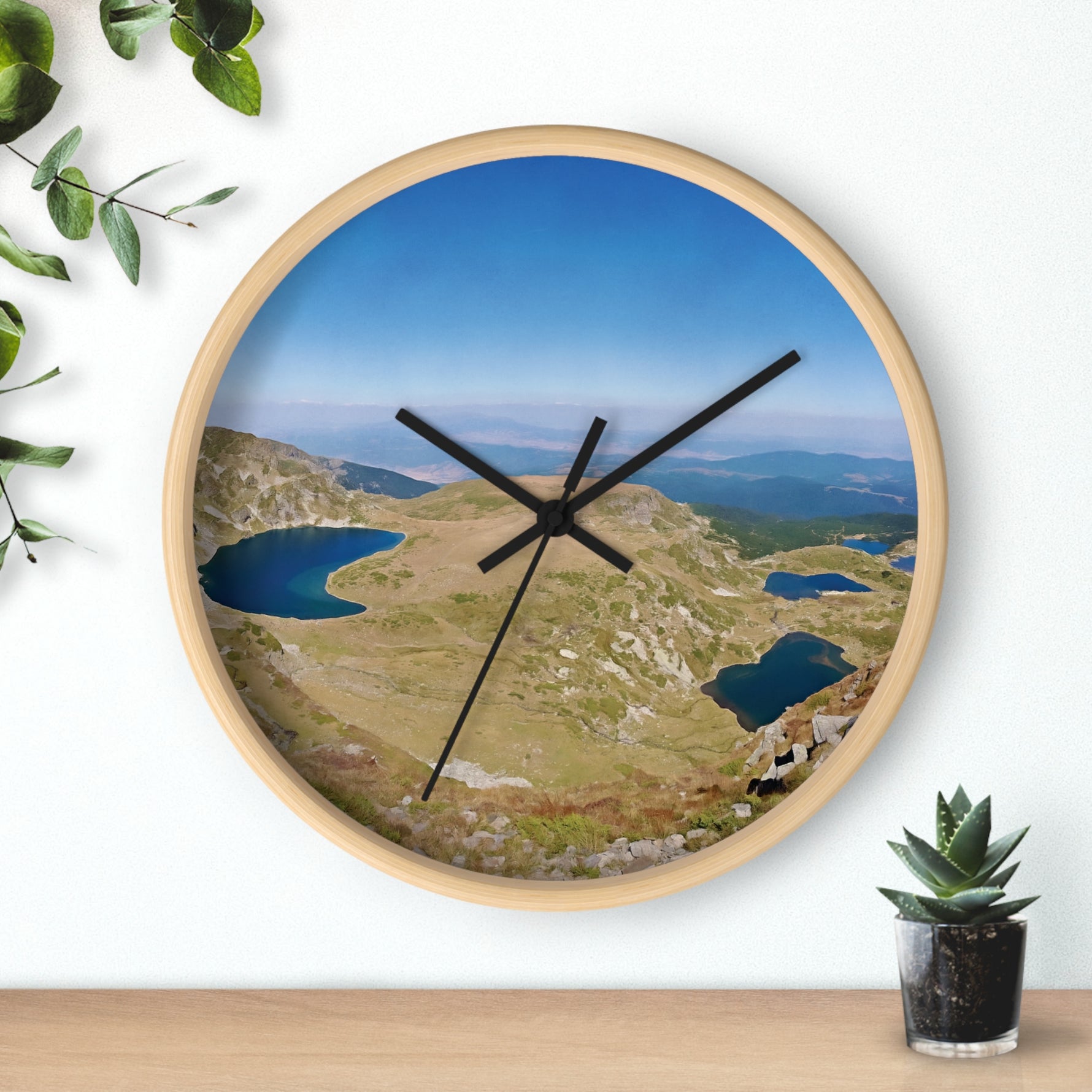 Wall Clock - Rila Lakes, Bulgaria (Variant 2)