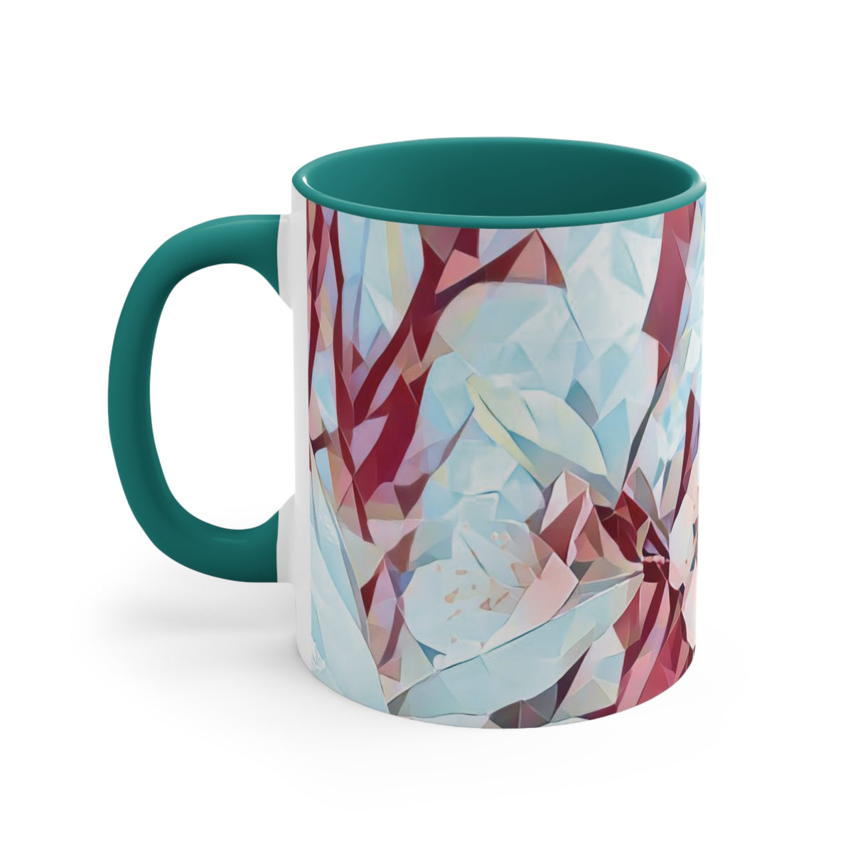 Mug 11oz - Poly Art - Apple's Tree Flower (Variant 4)