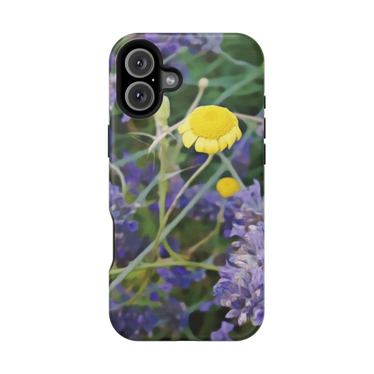 Magnetic Tough Phone Case - Flower of Lavender and Chamomile