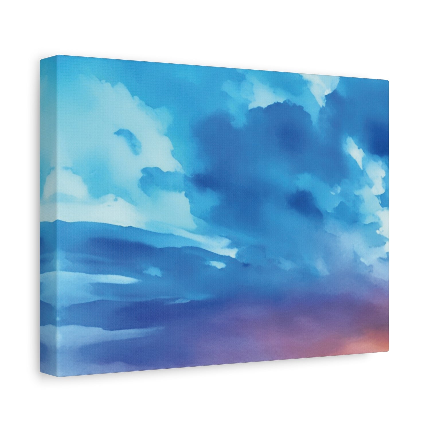 Stretched Matte Canvas - Sunset Sky (Variant 2)