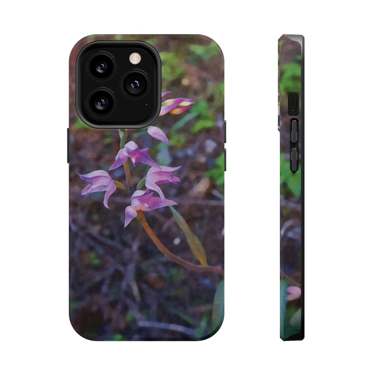Magnetic Tough Phone Case - Flower of Cephalanthera Rubra