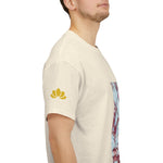 Unisex Heavy Cotton Tee - Poly Art - Apple's Tree Flower (Variant 4)