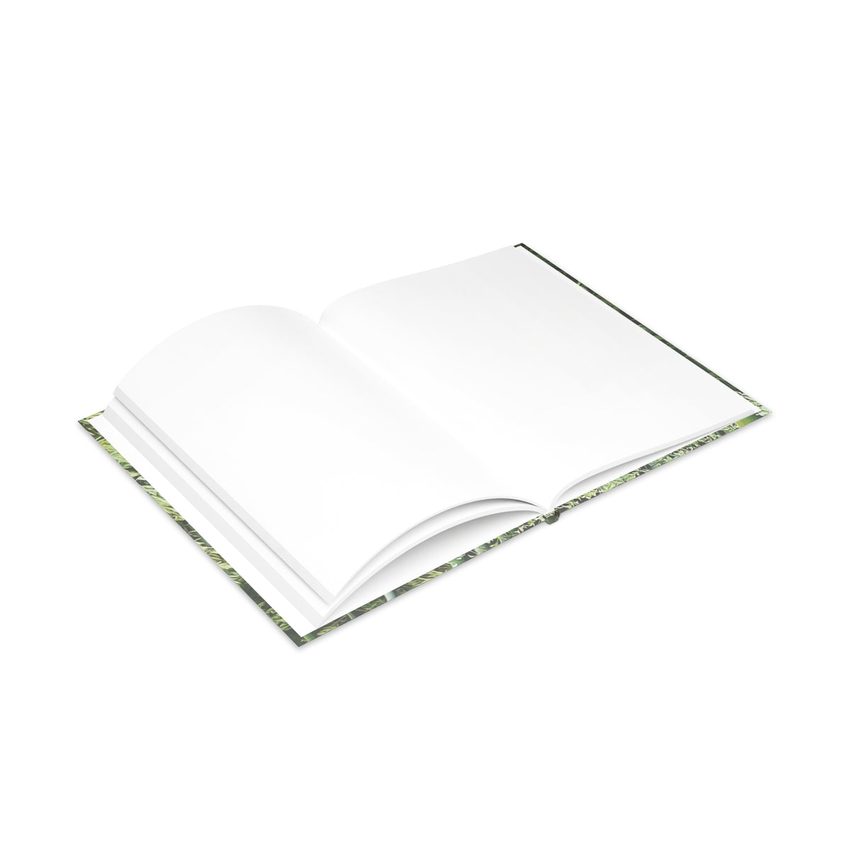 Hardcover Notebook with Puffy Covers - Bamboo Plants (Variant 1)