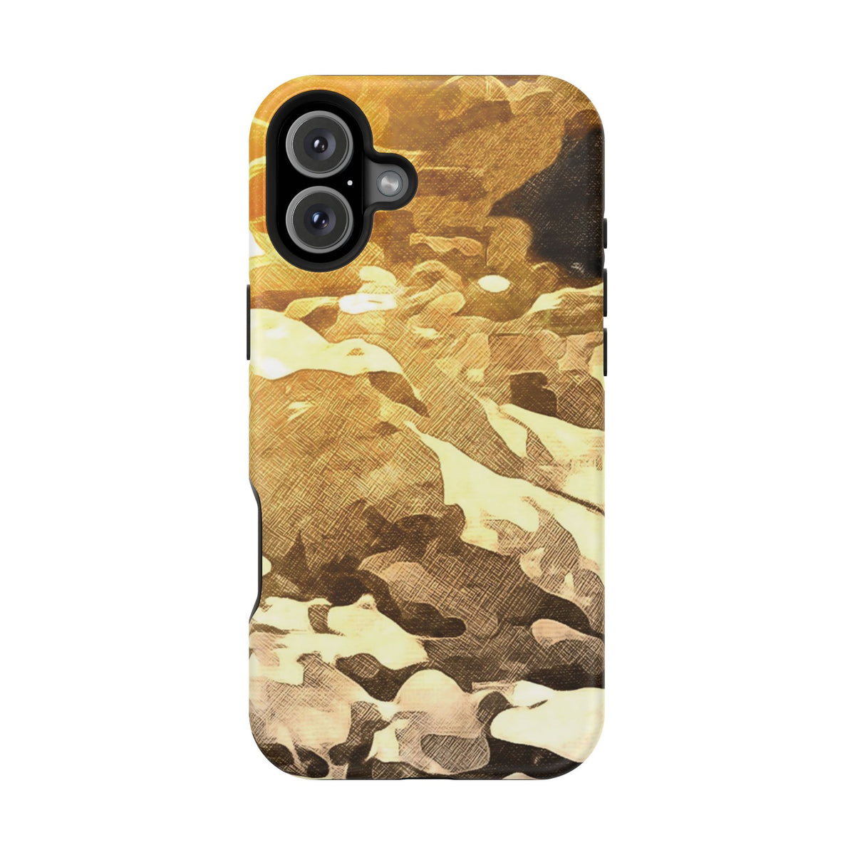 Magnetic Tough Phone Case - Golden Reflections (Variant 1)