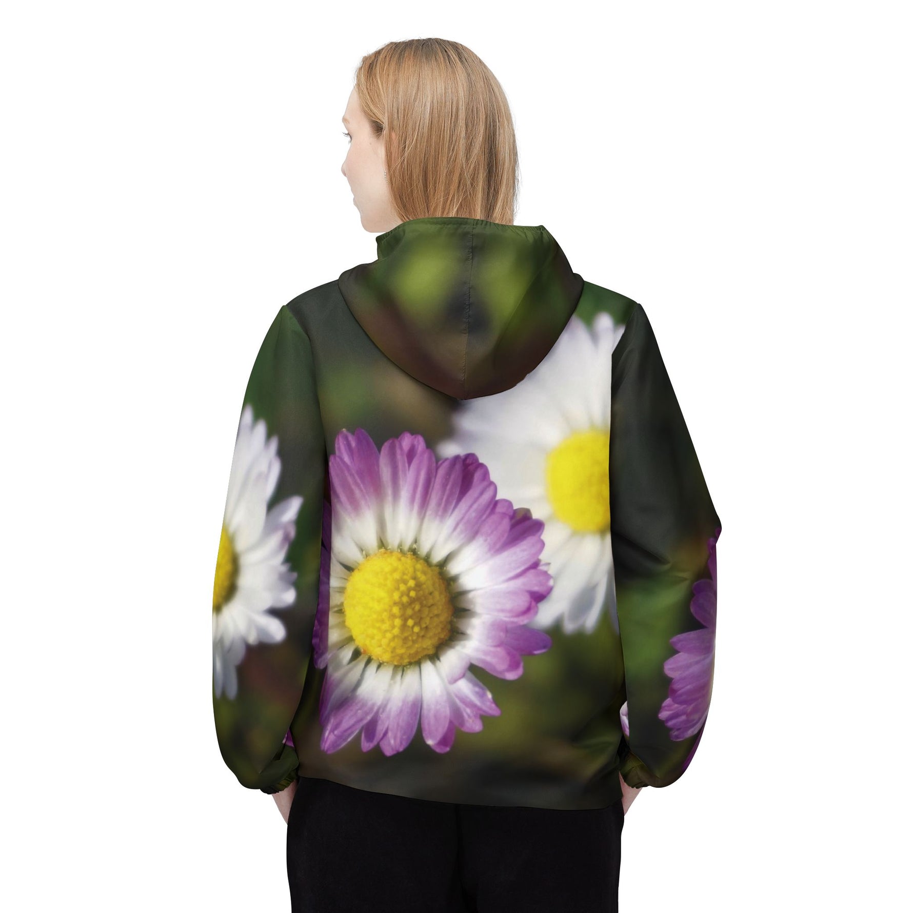 Windbreaker Jacket - Flower of Daisies