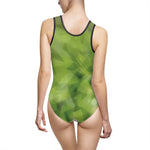 Swimsuit - Poly Art - Green Grass