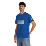 Unisex Heavy Cotton Tee - Poly Art - Sunset Sky (Variant 2)