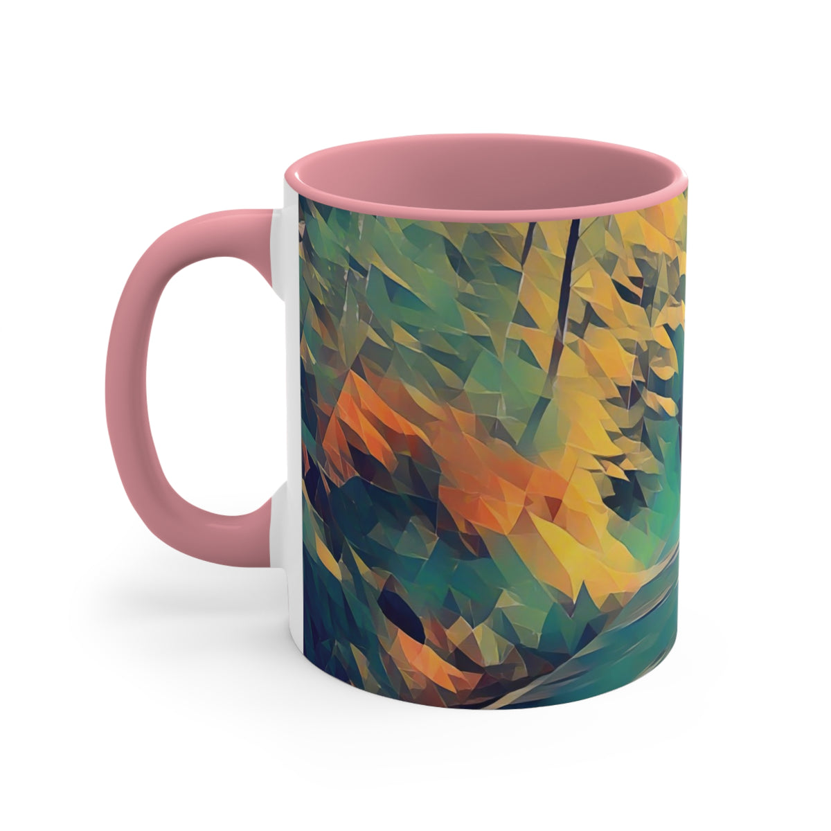 Mug 11oz - Poly Art - Forest (Variant 01)