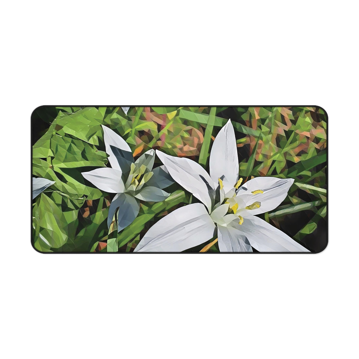 Desk Mat - Poly Art - Flower of Ornithogalum (Variant 1)