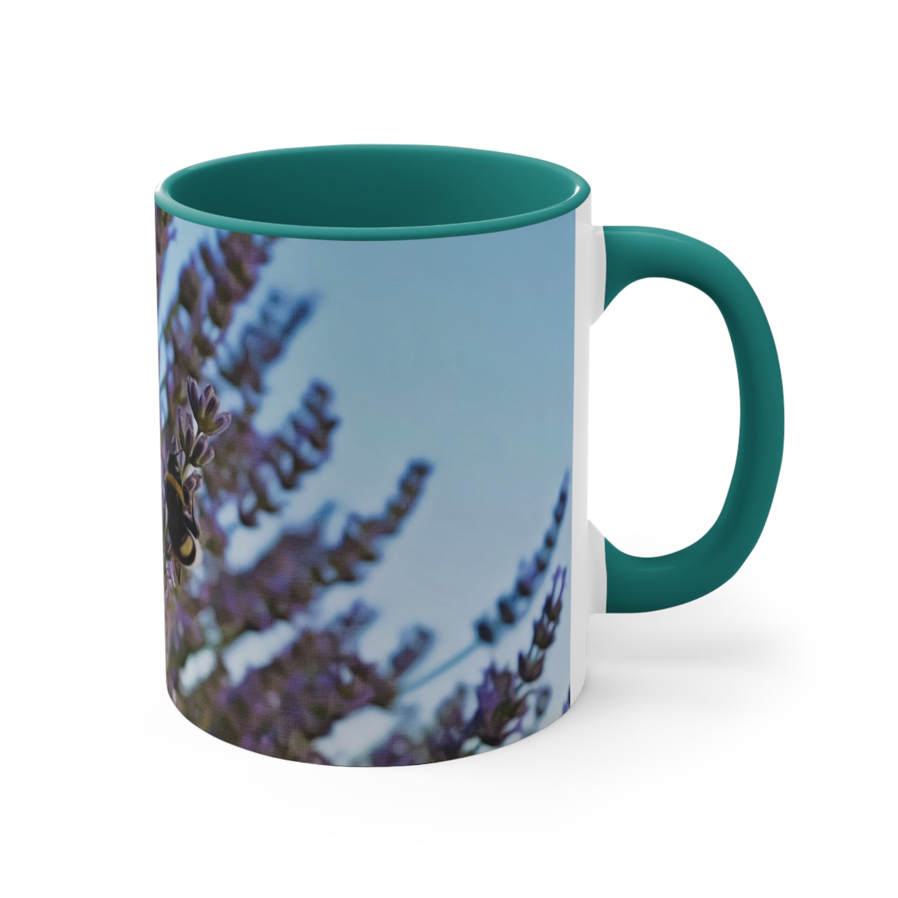 Mug 11oz - Flower of Lavender with Bombus Insect (Variant 1)