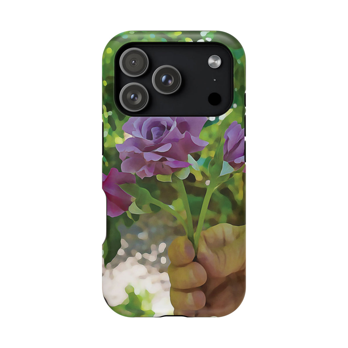Magnetic Tough Phone Case - Flower of Rose, Small Bouquet