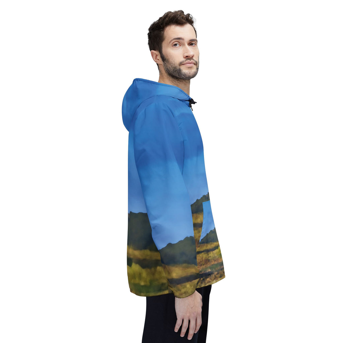 Windbreaker Jacket - Tuscan Landscape (Variant 1)
