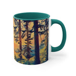 Mug 11oz - Poly Art - Forest Sunset (Variant 2)