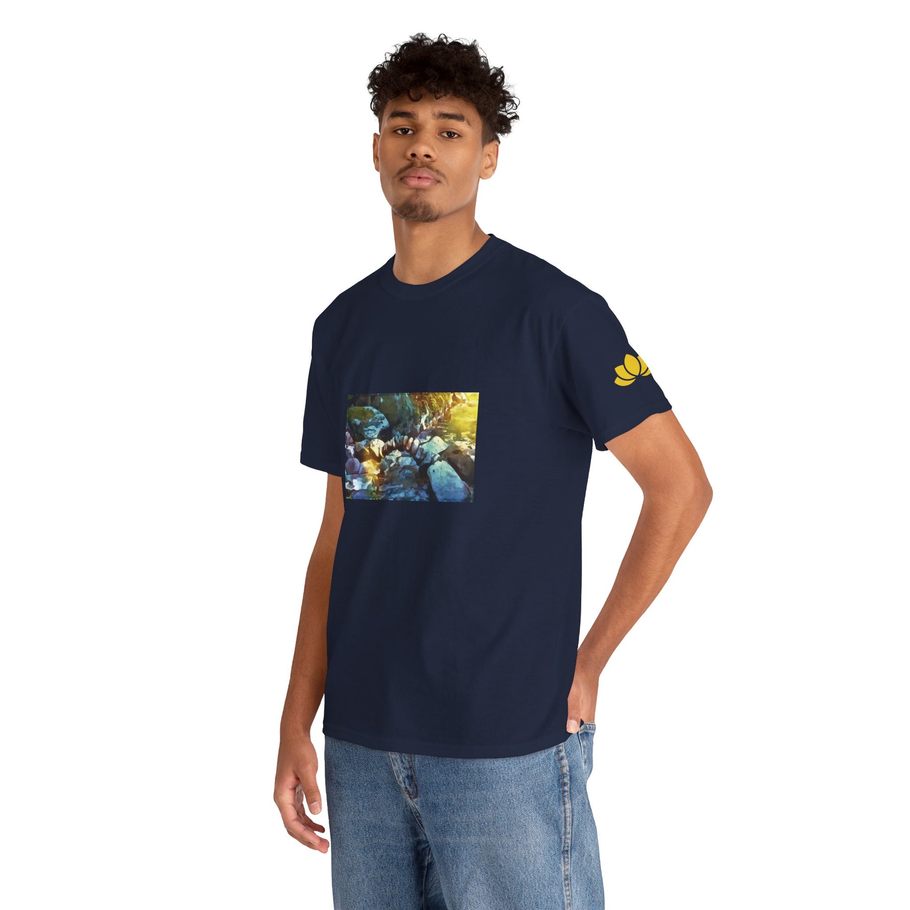 Unisex Heavy Cotton Tee - Stone Balance (Variant 3)