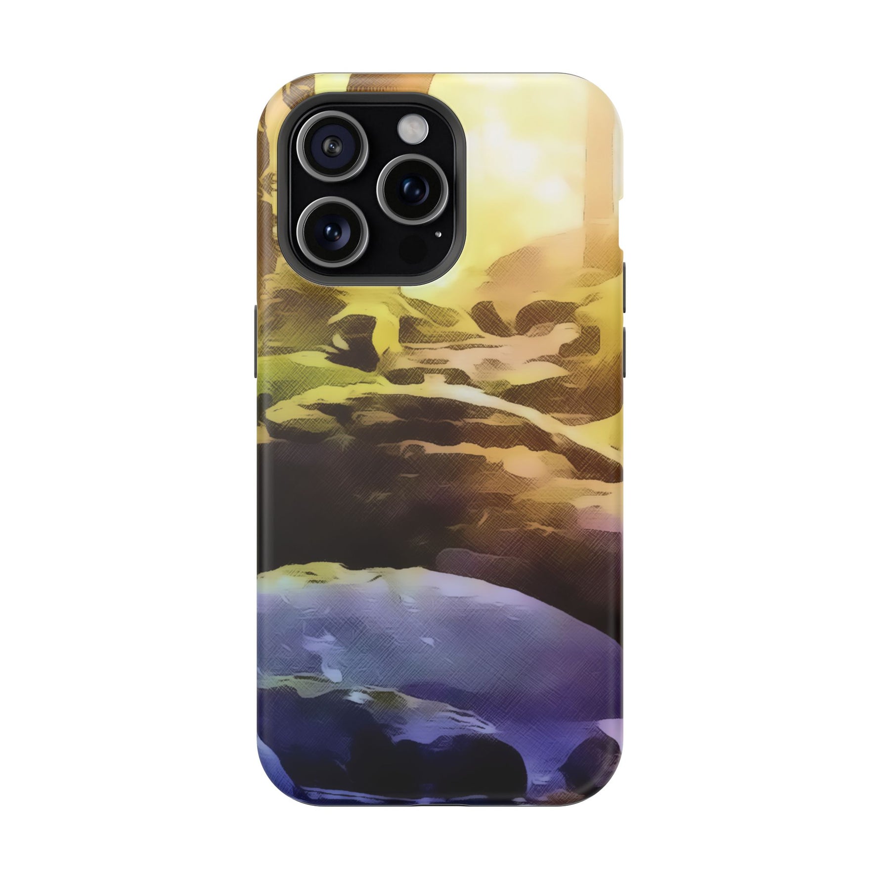 Magnetic Tough Phone Case - Golden Reflections (Variant 2)