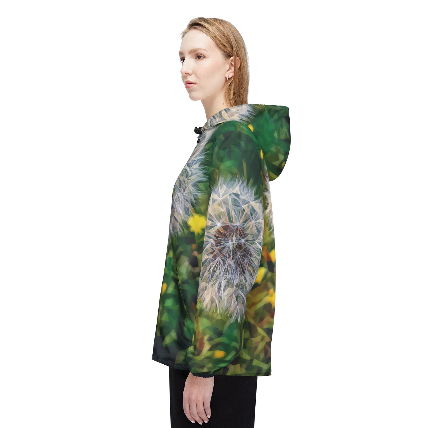 Windbreaker Jacket - Poly Art - Flower of Dandelion (Variant 2)