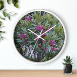 Wall Clock - Flower of Oleander
