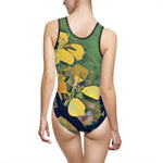 Swimsuit - Poly Art - Flower, Yellow Petals