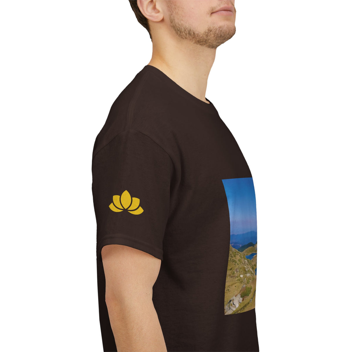 Unisex Heavy Cotton Tee - Rila Lakes (Variant 1)