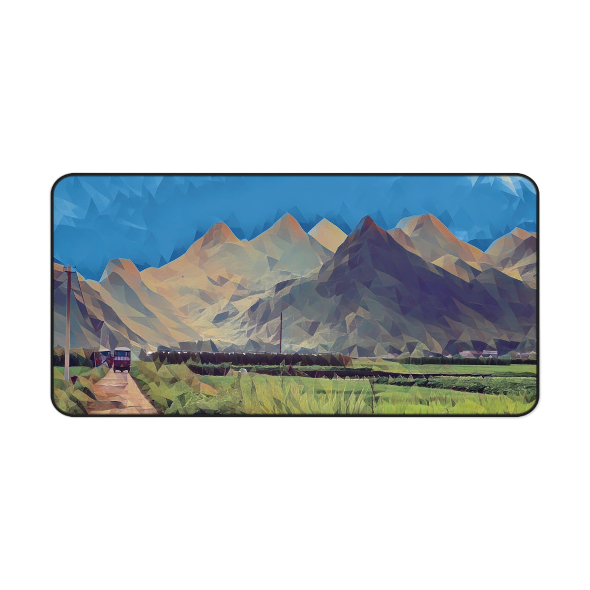 Desk Mat - Poly Art - China's Guilin Hills