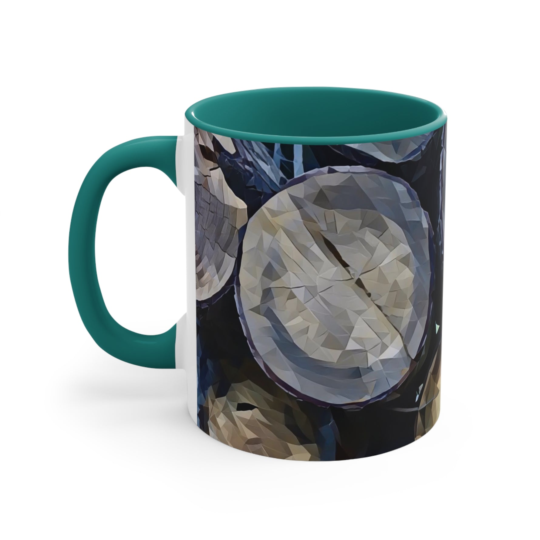 Mug 11oz - Poly Art - Wooden Trunks (Variant 1)