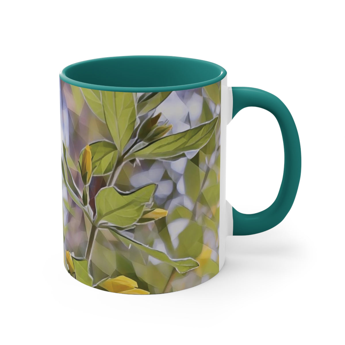 Mug 11oz - Poly Art - Flower of Lysimachia (Variant 2)