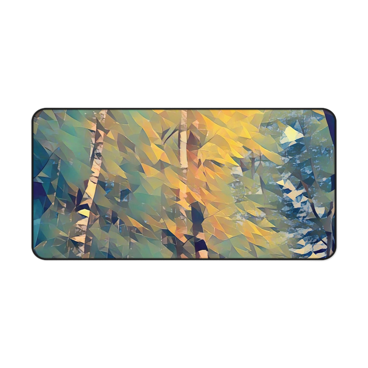 Desk Mat - Poly Art - Forest (Variant 03)