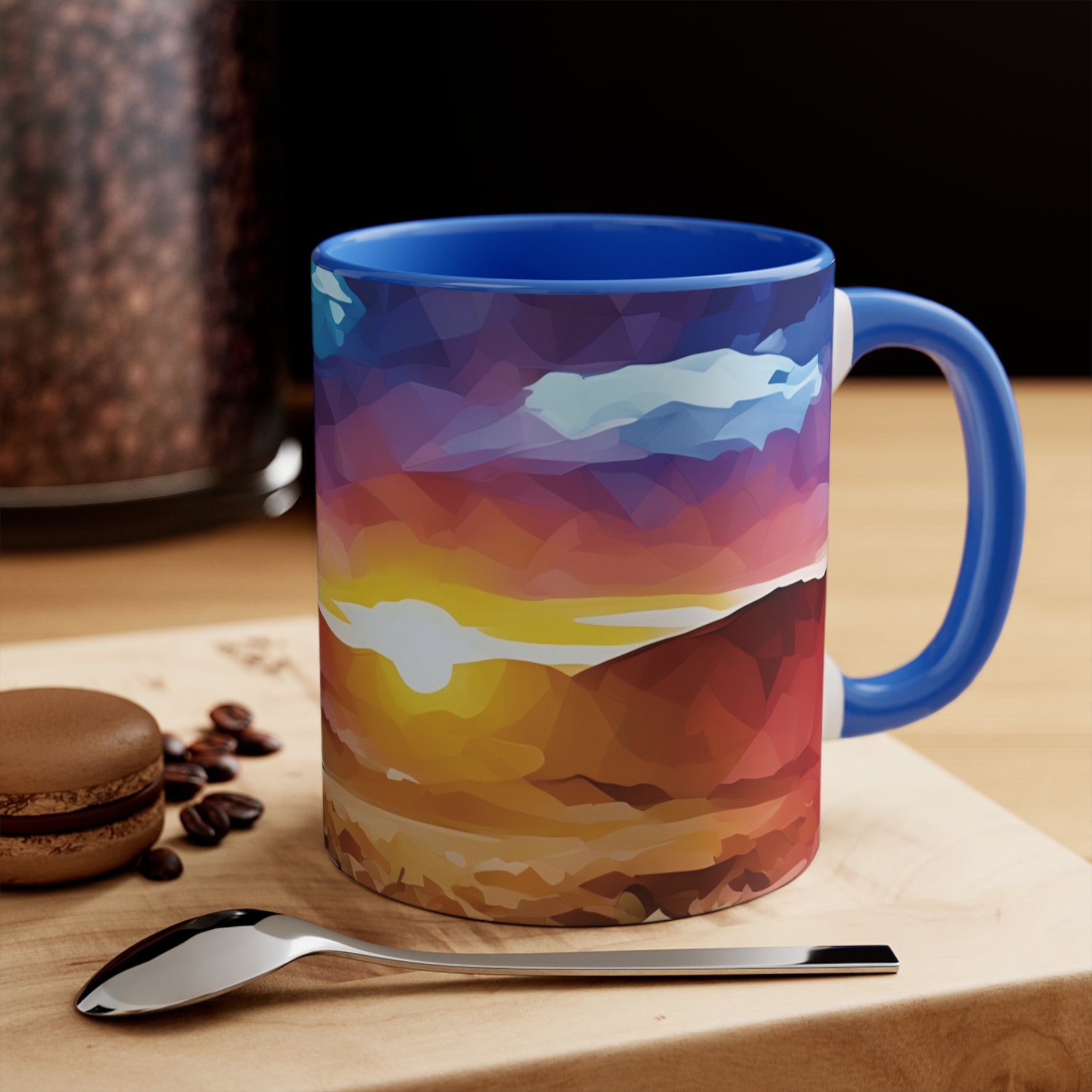 Mug 11oz - Poly Art - Tuscan Landscape (Variant 2)
