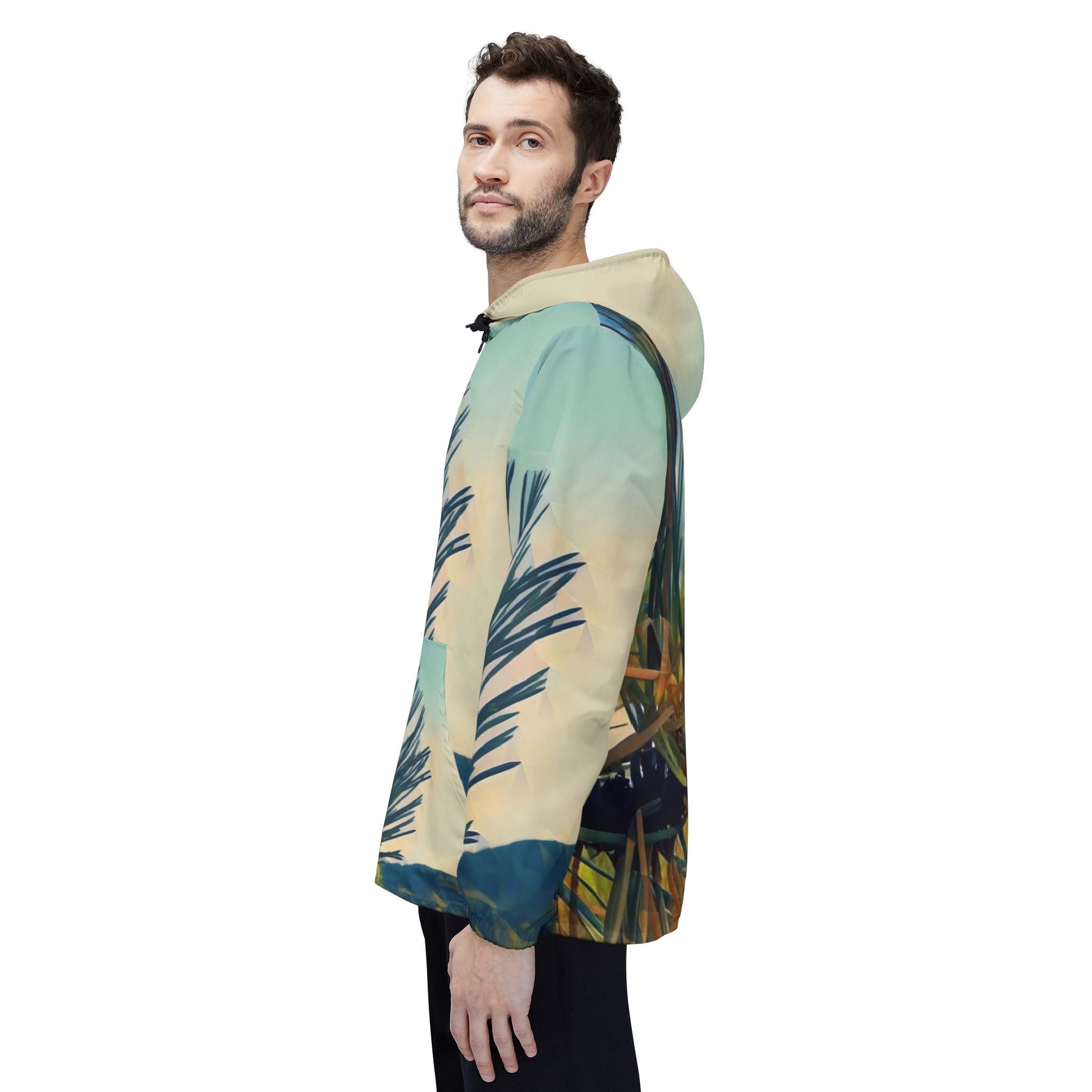 Windbreaker Jacket - Poly Art - Fir Pinecone