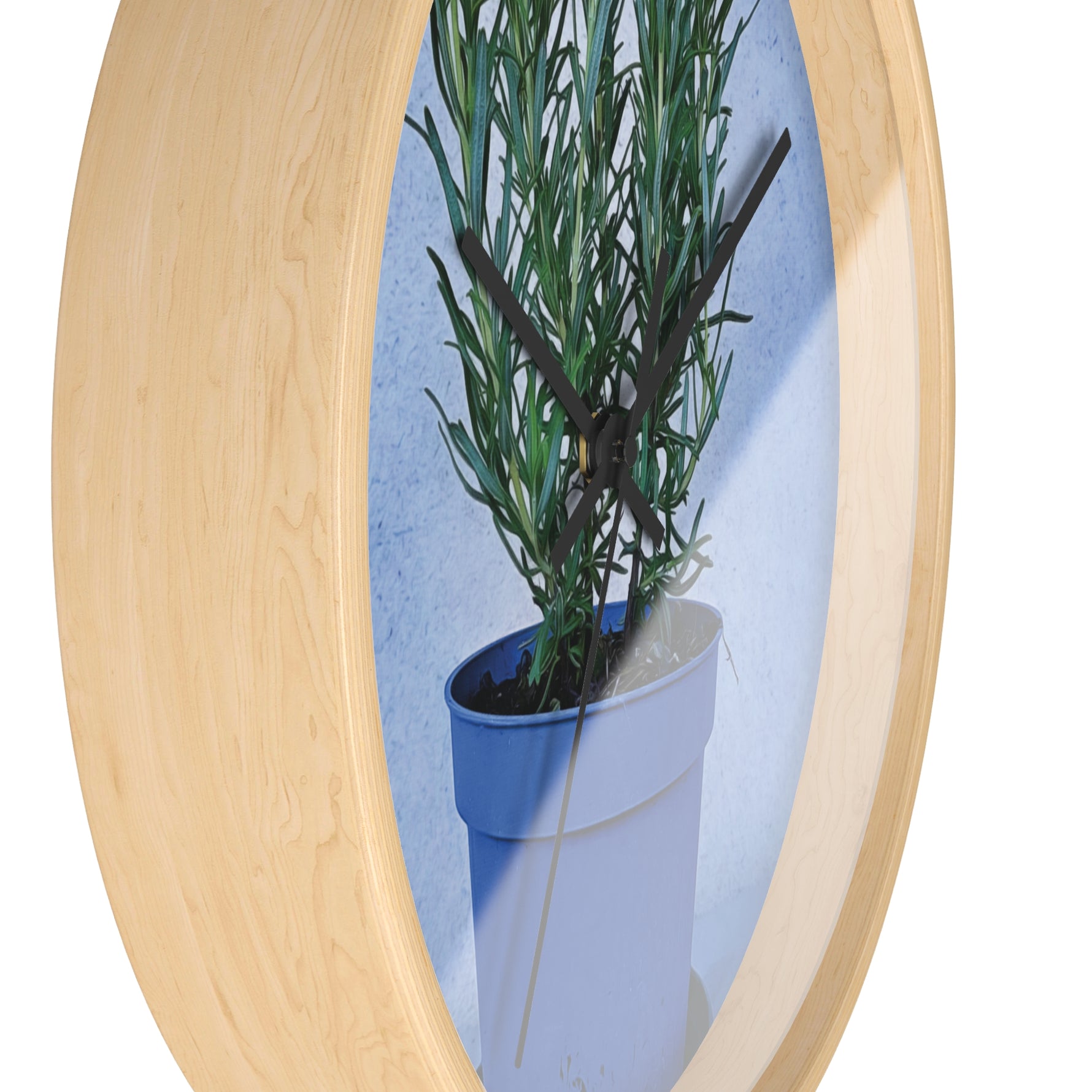 Wall Clock - Rosemary Plant