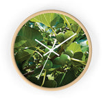 Wall Clock - Fig's Plant, with Fruits and Leaves